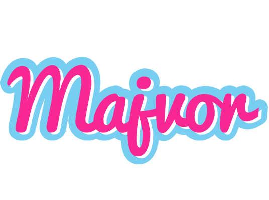 Majvor popstar logo