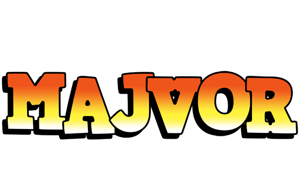 Majvor sunset logo