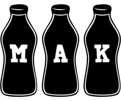 Mak bottle logo