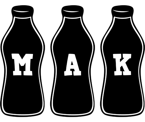 Mak bottle logo