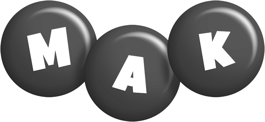 Mak candy-black logo
