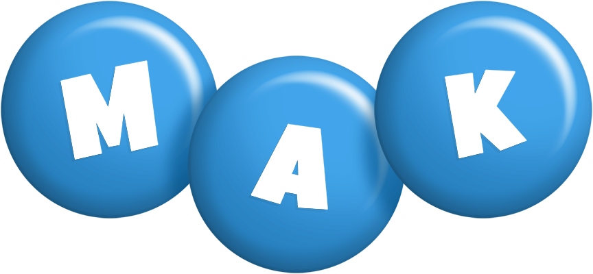 Mak candy-blue logo