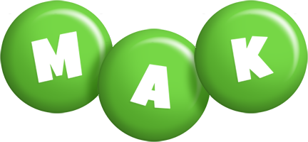 Mak candy-green logo