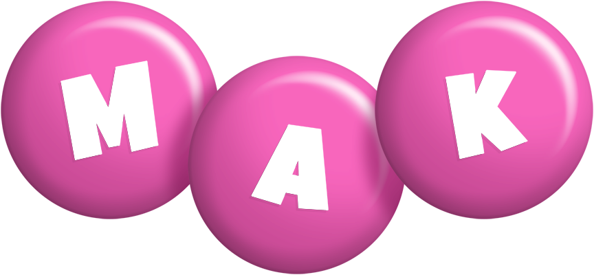 Mak candy-pink logo