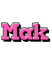 Mak girlish logo