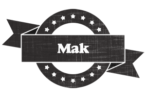 Mak grunge logo