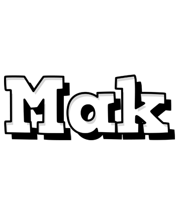 Mak snowing logo