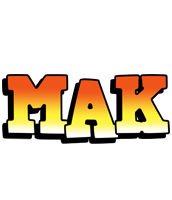 Mak sunset logo