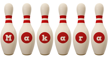 Makara bowling-pin logo