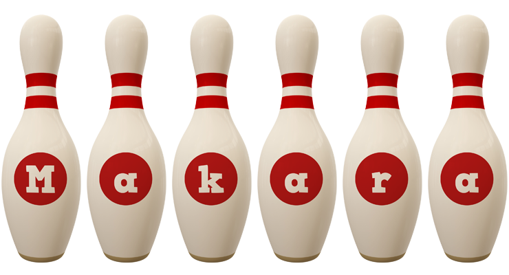 Makara bowling-pin logo