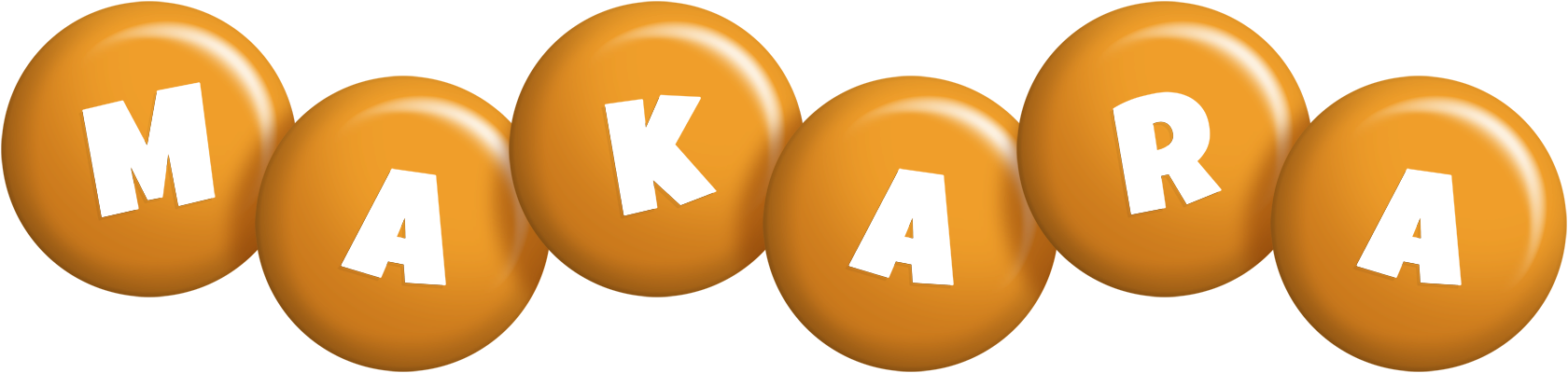 Makara candy-orange logo