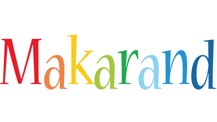 Makarand birthday logo