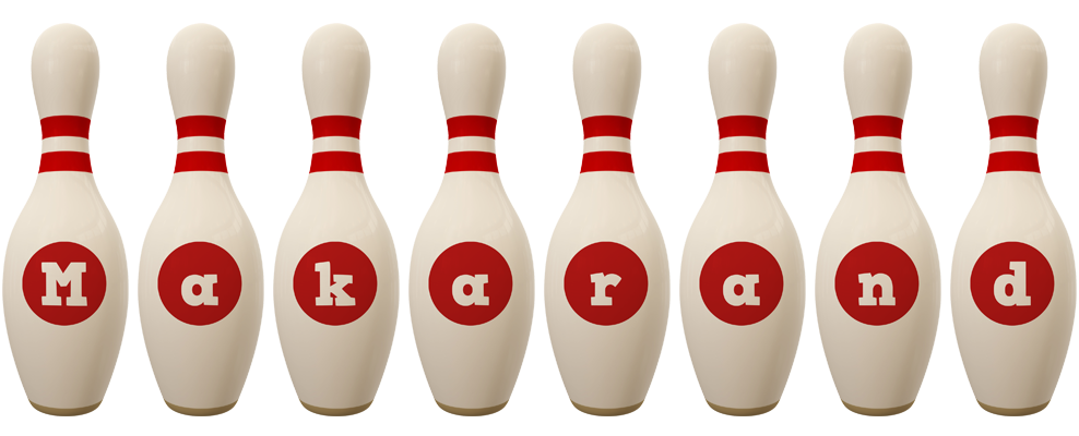 Makarand bowling-pin logo