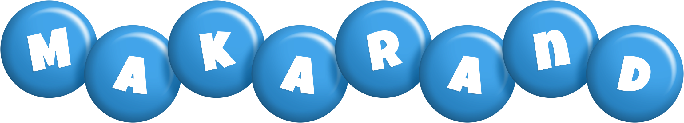 Makarand candy-blue logo