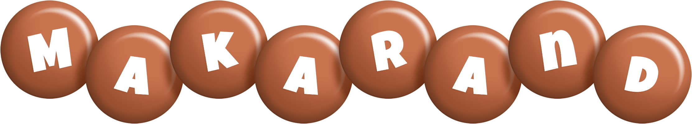 Makarand candy-brown logo