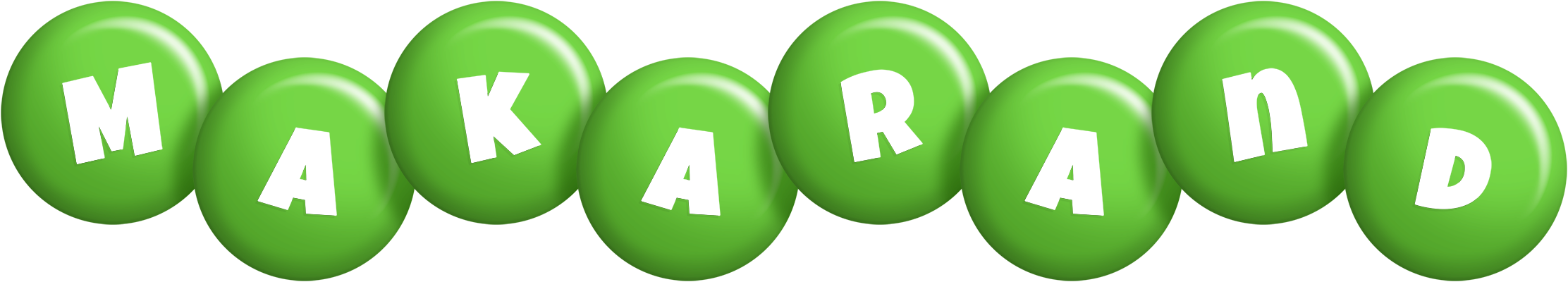 Makarand candy-green logo