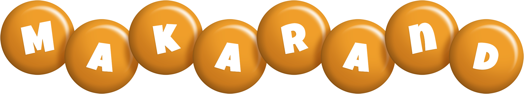 Makarand candy-orange logo
