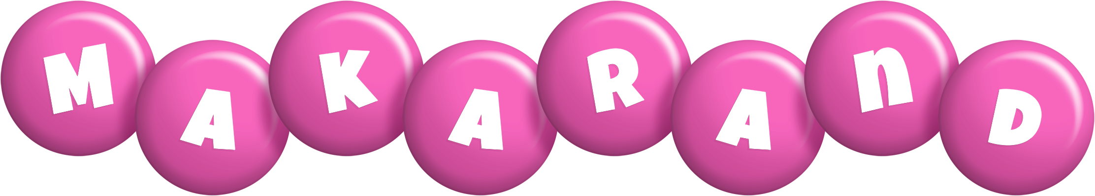 Makarand candy-pink logo