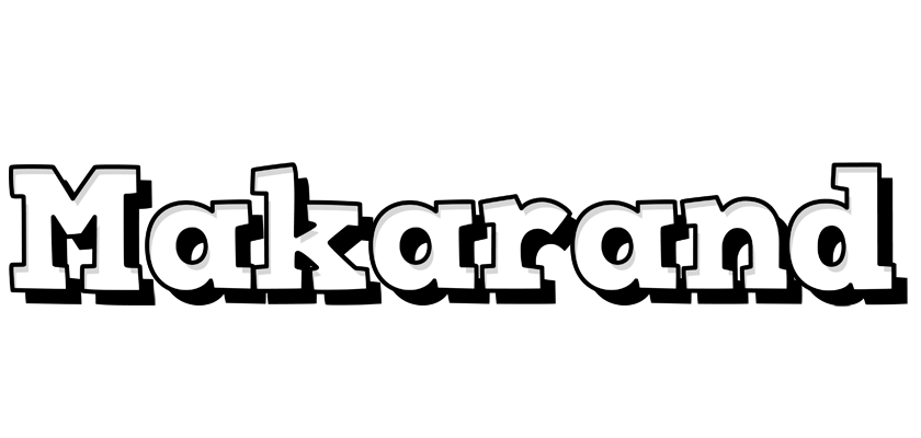 Makarand snowing logo