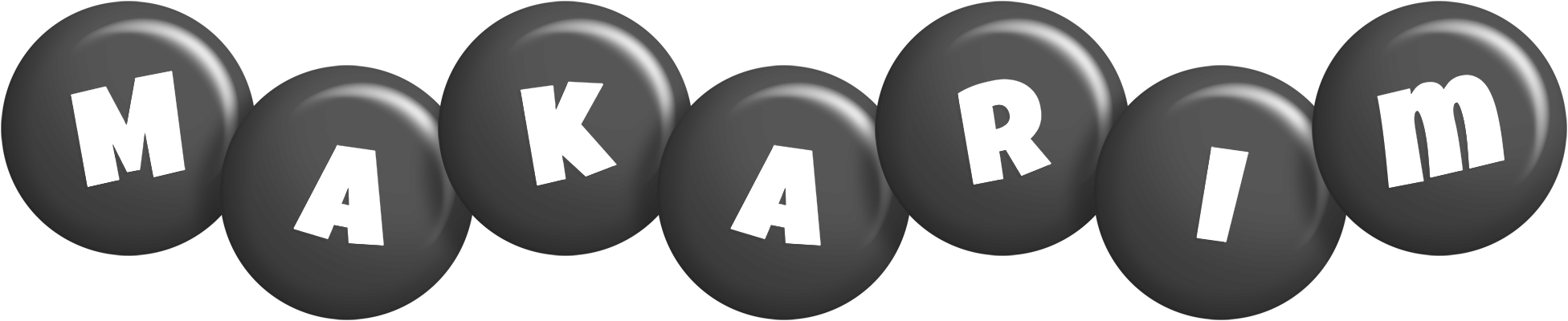 Makarim candy-black logo
