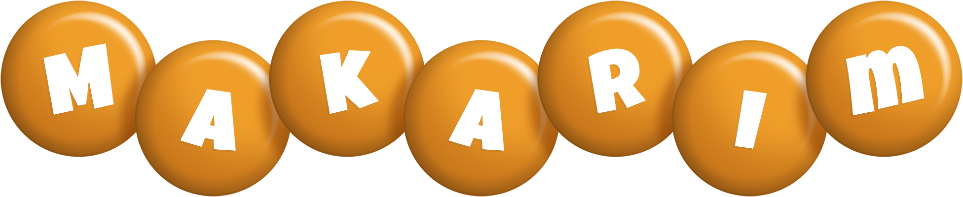 Makarim candy-orange logo