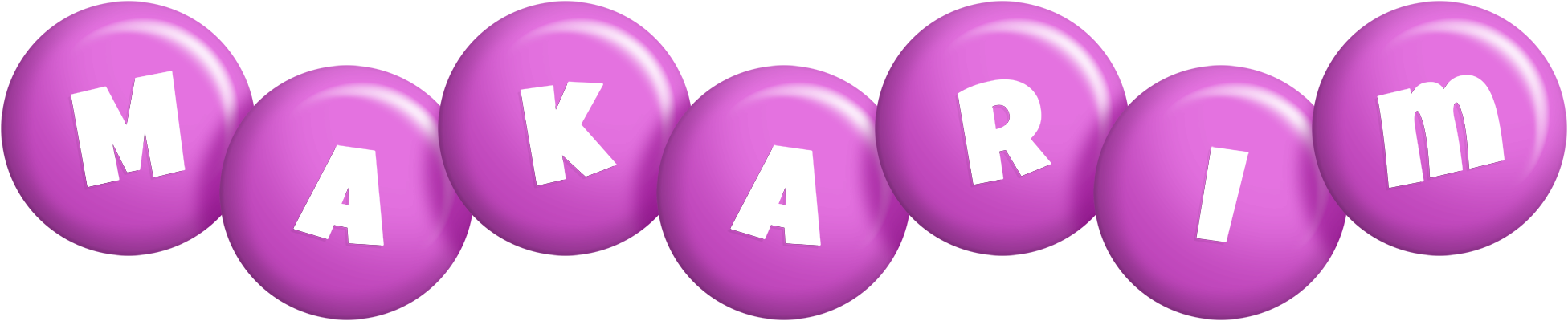 Makarim candy-purple logo