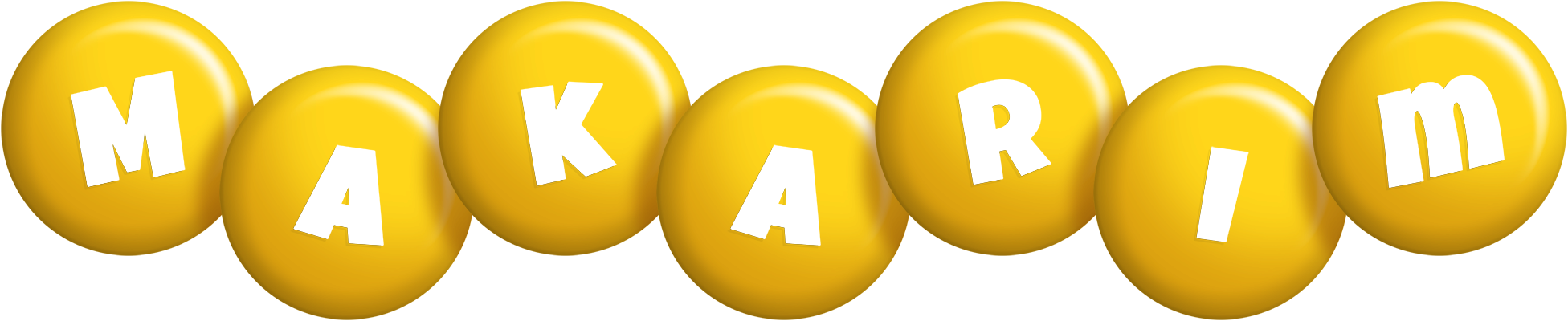 Makarim candy-yellow logo