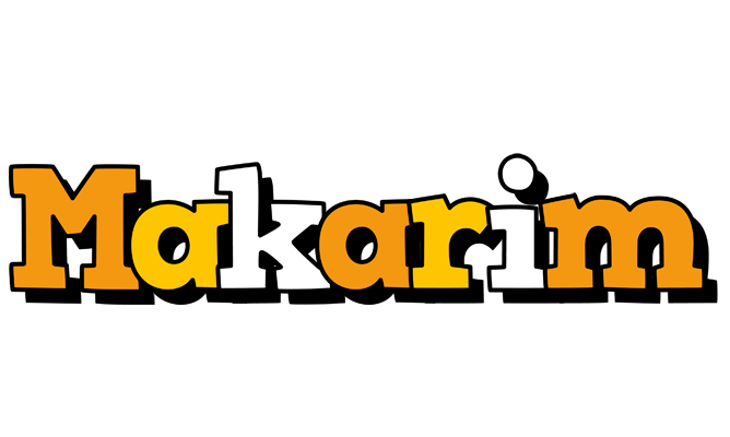 Makarim cartoon logo