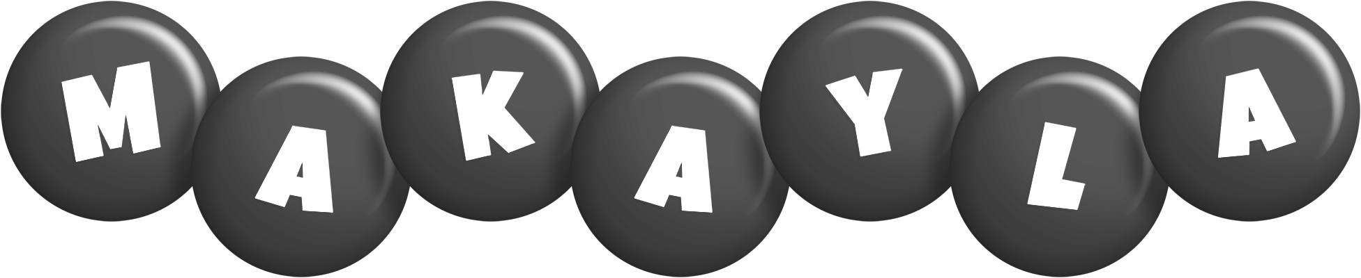 Makayla candy-black logo
