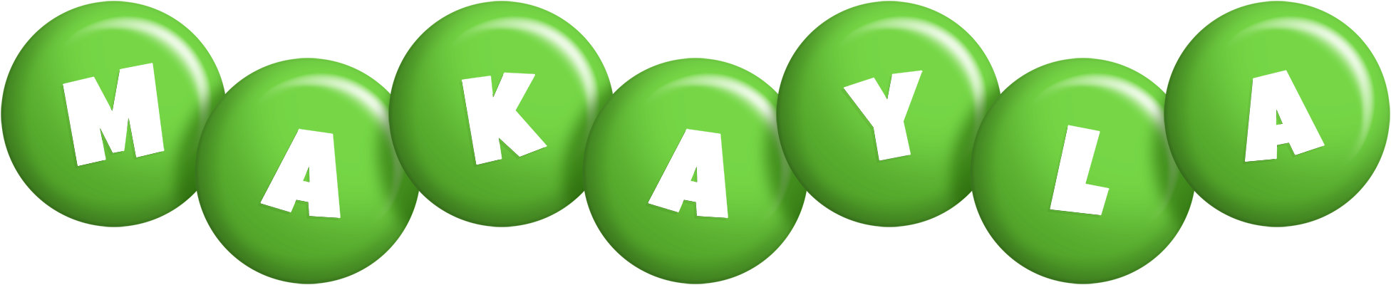 Makayla candy-green logo