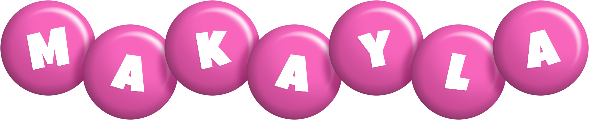 Makayla candy-pink logo