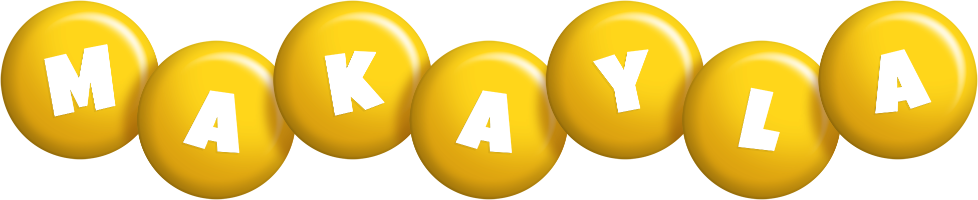 Makayla candy-yellow logo