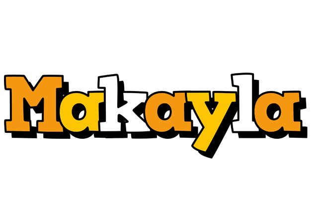 Makayla cartoon logo