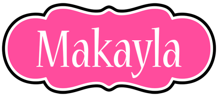 Makayla invitation logo