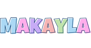 Makayla pastel logo