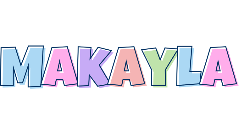Makayla pastel logo