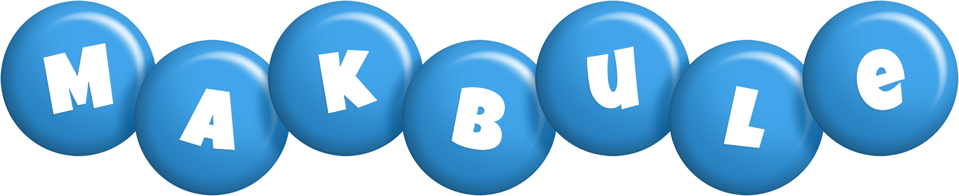 Makbule candy-blue logo