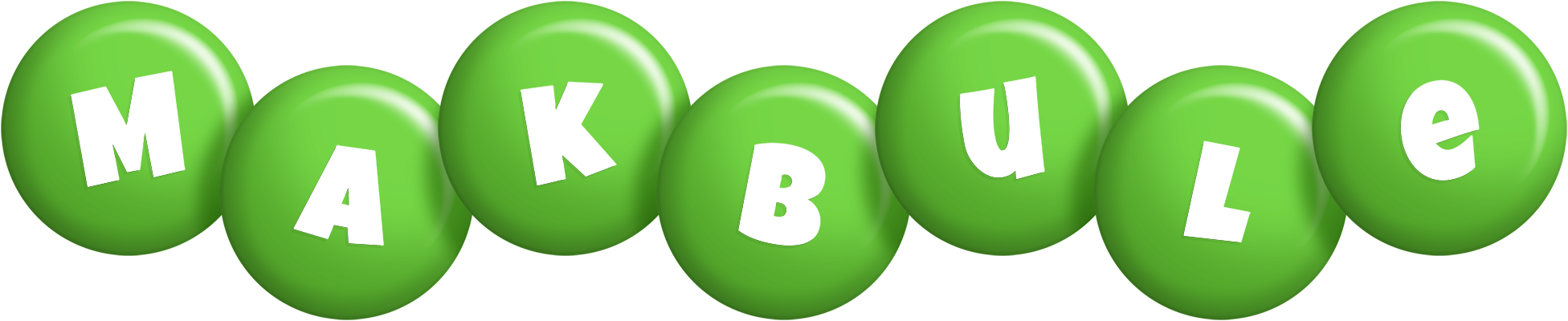 Makbule candy-green logo