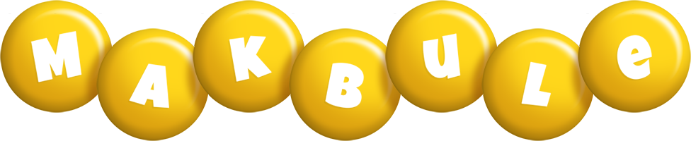 Makbule candy-yellow logo
