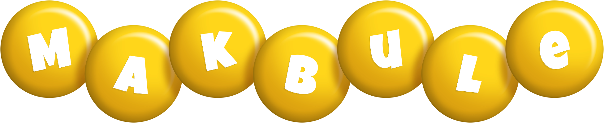 Makbule candy-yellow logo