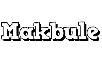 Makbule snowing logo