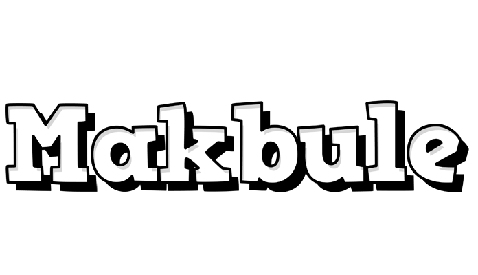 Makbule snowing logo