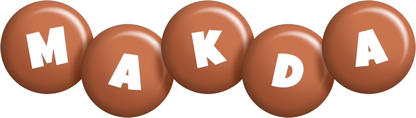 Makda candy-brown logo