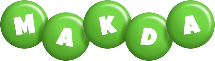 Makda candy-green logo