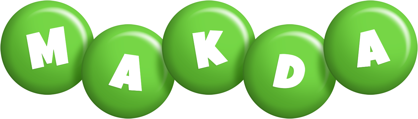 Makda candy-green logo