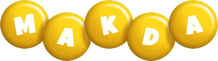 Makda candy-yellow logo
