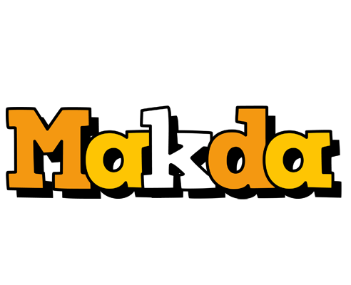 Makda cartoon logo
