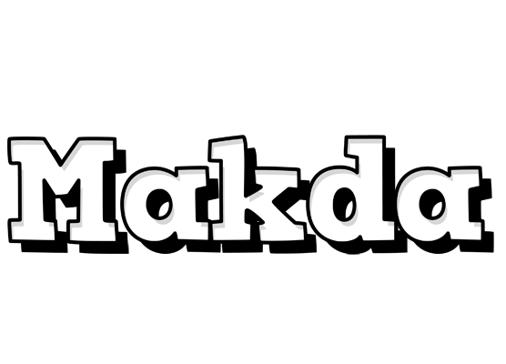 Makda snowing logo