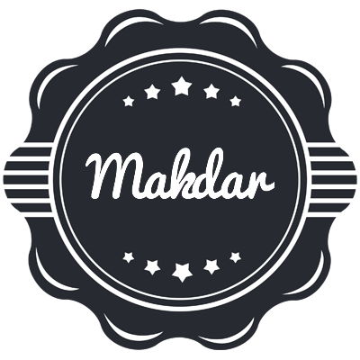 Makdar badge logo