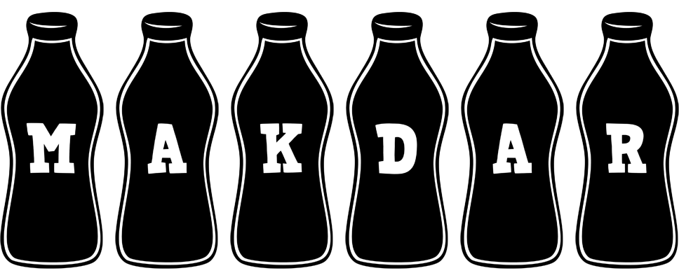 Makdar bottle logo